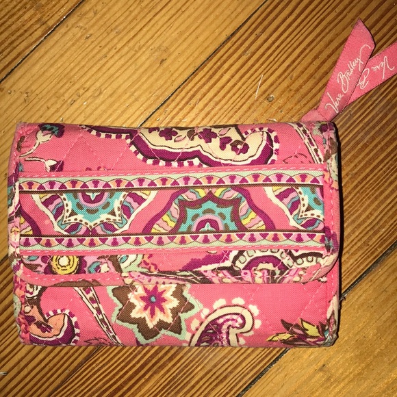 Vera Bradley Handbags - Vera Bradley pink wallet